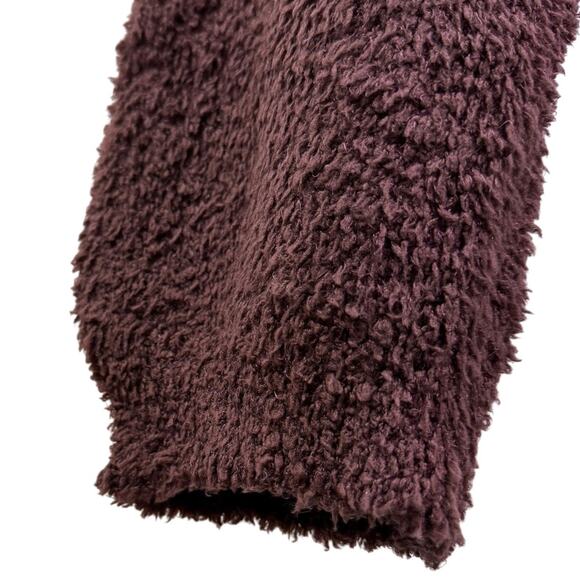 Skims Pull On Fleece Sherpa Teddy Jogger Pants Brown Cozy Loungewear 4X/5X NWT - Picture 7 of 13